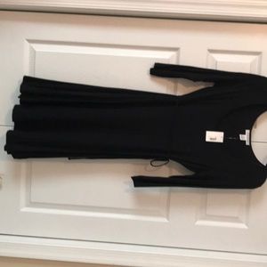 Motherhood Maternity black cotton dress